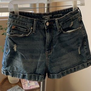 Denizen from Levi's Mom Shorts in the color Blue Crush